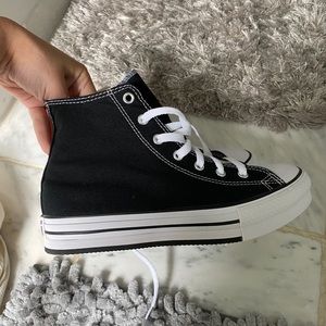 Brand new platform high top Converse